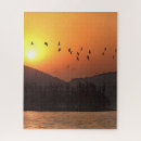 Search for flying geese puzzles Sunset