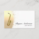 Search for saxophone player business cards Band