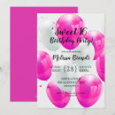 Search for surprise sweet 16 invitations Girly