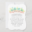 Search for girly wedding invitations Aqua