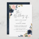 Search for navy and blush wedding invitations Modern
