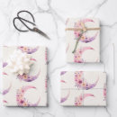 Search for crescent moon wrapping paper Flowers