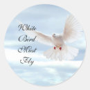 Search for dove symbol of peace stickers White bird
