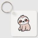 Search for cute sloth key rings Pink