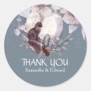 Search for black cat wedding stickers Thank you