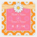 Search for white flower wedding stickers Daisy