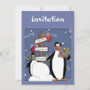 Search for penguin seasonal invitations Fun