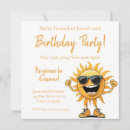 Search for fun in the sun birthday invitations Trendy
