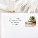Search for palm beach return address labels Watercolor
