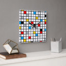 Search for mondrian clocks Pattern