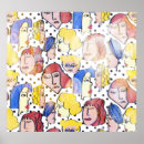 Search for abstract woman face art Retro
