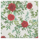 Search for red and white floral fabric Rose