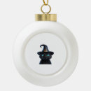 Search for crazy christmas tree decorations Black cats