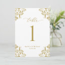 Search for gold wedding table cards Classic