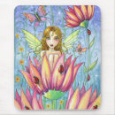 Search for flowers mousepads Fairy