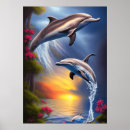 Search for beautiful dolphin Blue