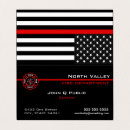 Search for department business cards Thin red line