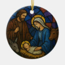 Search for stained glass christmas tree decorations Christian