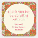 Search for pink floral thank you stickers Bridal shower