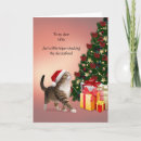 Search for hat” christmas cards Cat