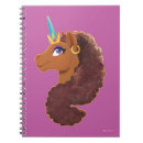 Search for afro notebooks Unique the unicorn