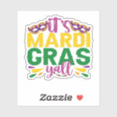 Search for funny mardi gras stickers Party