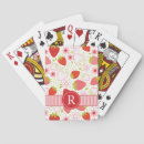 Search for fruit playing cards Red