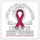 Search for burgundy awareness ribbon stickers Multiple myeloma
