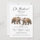 Search for twin bears invitations Twins
