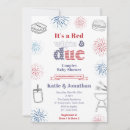 Search for red white and due invitations Summer
