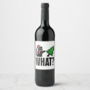 Search for funny christmas wine labels Cat