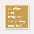 Search for minimalist wedding napkins Bold