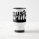 Search for music is life mugs Guitar