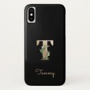 Search for letter t iphone cases Botanical