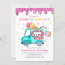 Search for ice cream truck invitations Watercolor