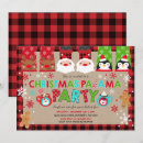 Search for pj christmas invitations Christmas pajama party