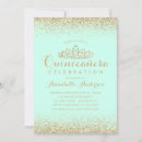 Search for aqua quinceanera invitations Elegant