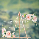 Search for floral wedding signs Welcome