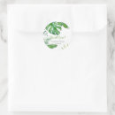 Search for monstera wedding stickers Green