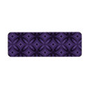 Search for dark purple return address labels Boho