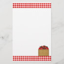 Search for strawberry stationery paper Red