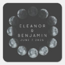 Search for phases of the moon stickers Black and white