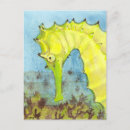 Search for yellow fish postcards Watercolor