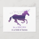 Search for horse design postcards Unicorn