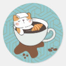 Search for coffee cat stickers Funny