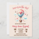 Search for hot air balloon bridal shower invitations Pink