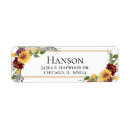 Search for sunflower birthday return address labels Watercolor