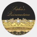 Search for floral lace stickers Quinceanera