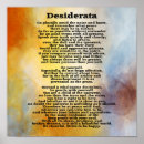Search for famous poems posters Desiderata