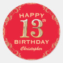 Search for 13th stickers Birthday party